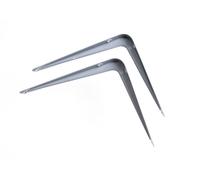 Nuovo 100 X Grigio Mensola Supporto Staffe Londra 15.2cm X 12.7cm 150mm X 125mm