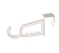Nuovo 100 X Sopra la Porta Gancio Grande Con Segmentata Rail Plastica Bianco - O