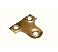 Nuovo 100 X Vetro Specchio Quadro Appeso Piastra Staffa senza Fenditura 25mm Eb