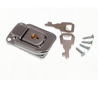 Nuovo 12 X Chiusura A Scatto CP Cromo Placcato Con 2 Chiavi 48Mm X 33Mm - Uno