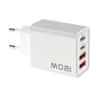 NUOVO 120W 2-USB + 2-TYPE-C Caricatore da parete multi-porta PD | Adattatore di ricarica rapida 5V2A per computer portatile del tablet dell'automobile del telefono cellulare | Caricabatteria da