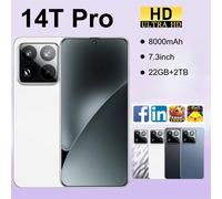 Nuovo 14T Pro Smartphone originale 4G 5G Doppia scheda SIM Telefono cellulare 8000mAh Android Cellulari da 7,3 pollici Versione globale Telefoni cellulari