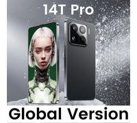 Nuovo 14T Pro Smartphone originale Telefono cellulare da 7,3 pollici 8000mAh Android 4G 5G Dual SIM Card Cellulari Versione globale Telefoni cellulari Black 12GB 512GB