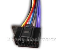 Nuovo 16 Pin Auto Stereo Filo Bardatura Spina per sony MEX-N4200BT Ricevitore CD