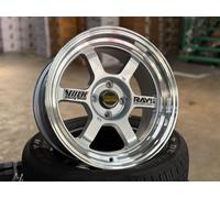 Nuovo 16x8 ET20 ULF TE37V Vintage (4 ruote) 4x100 adatto per HONDA TOYOTA MAZ...