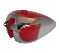 Nuovo 1950 BSA A7 Stantuffo Modello Cromo Placcato Rosso Dipinta Carburante Tank