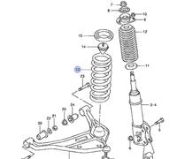 Nuovo 1x Originale Suzuki GV Grand Vitara Molla Elicoidale Ant 1998-2005 1.6 2.0