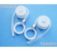 Nuovo 2 Bianco Ear-Hooks & 2 Ear-Tips per Motorola Boom 2, Boom 89605N, E HX600