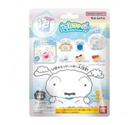 NUOVO 2 pezzi di Bandai Bikkura Tamago Crayon Shin-chan Shiro Bubble Bath Bo...