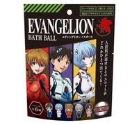 NUOVO 2 PEZZI di bomba a sfera da bagno EVANGELION con mascotte JP esclusiv...