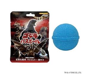 NUOVO 2 pezzi di palla bomba da bagno Godzilla con mascotte a sorpresa all'i...