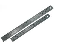 Nuovo 2 X Neilson 2 Pezzi Acciaio Righello Set 12 IN 300mm + 15.2cm 150mm -