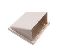 Nuovo 2 X Plastica Ventilazione Griglia Esterno Utilizzo Cappuccio Impermeabile