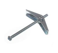 Nuovo 200 X Cartongesso Molla a Levetta + Viti Cavo Muro Anchor M3 X 50mm - Su