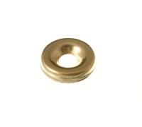 Nuovo 200 x Viti Coppa Traguardo Rondelle N.6 Ottone Cromato Eb - Onestopdiy -