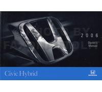 Nuovo 2006 Honda Civic Hybrid Proprietari Manuale Originale Utente Guida Libro