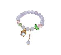 Nuovo 2024 Bracciale Per Le Signore Cinese Giada Perline Braccialetto Per Sua Moglie Nonna Nonno Madre Padre Indossare Quotidiano Orecchini A Cerchio, Misura unica, Resina, Nessuna pietra preziosa