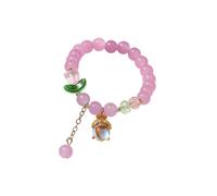 Nuovo 2024 Bracciale Per Le Signore Cinese Giada Perline Braccialetto Per Sua Moglie Nonno Madre Padre Indossare Quotidiano Orecchini A Cerchio per Le Donne Moda, Misura unica, Resina, Nessuna pietra