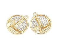 Nuovo 2026 18K Colore Oro Ottone E Coniglio Charrms Pendenti Alta Per Qualità Gioielli FAI DA TE Che Fanno Collana Orecchini Accessori Per Le Donne Perfetto Per Il Regalo Per Le Occasioni Speciali