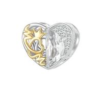 NUOVO 2026 925 Sterling Silver Tree of Life Caspite a sospensione a forma di cuore Bracciale originale Mother's Day's Fine Decoration Gioielli Luxuria con te Accessori Trendy Best for Gift