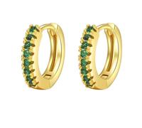 Nuovo 2026 Nuovo Per Alla Moda Multicolore CZ Geometria Piccoli Orecchini A Cerchio Per Le Donne Orecchini A Goccia In Metallo Gioielli Regalo Perfetto Per Il Regalo Per Le Occasioni Speciali