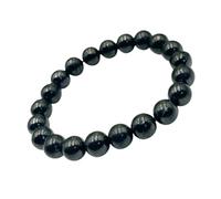 Nuovo 2026 Pangem-1pcs 100% naturale Russia Shungite, gioiello in pietra 6 mm 8 mm 12 mm 14 mm ricco di decorazioni fullerene lusso con i vostri accessori Trendy Best per regalo