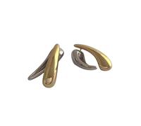 Nuovo 2026 Unisex Moda Gioielli Risultati 925 Argento Aghi Splicing Colore Metallico Orecchini A Goccia Per Le Donne Il Suo Regalo Indietro Con Anteriore Indossare Accessori Alla Moda Donne E Uomini