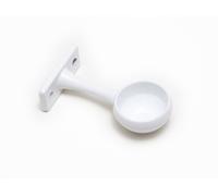 Nuovo 24 X Guida Asta Armadio Estremità Presa Staffe Vite Fisso 25mm 2.5cm D. Su