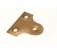Nuovo 24 X Vetro/Specchio/Quadro Appeso Piastra Staffa Non Asolato 50mm Eb -