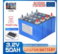 Nuovo 3.2V 50AH 4-16PCS Lifepo4 Batteria Al Litio Ferro Fosfato FAI DA TE 12V 24V 36V 48V Auto Elettrica Sistema di Accumulo Solare celle 4PCS