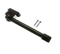 Nuovo 3 X Fermaporta Calcio Down Soggiorni Girevole Plastica Nera - Onestopdiy -