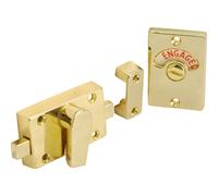 Nuovo 3 X Indicatore Privacy Porta Bullone Kit (Occupato/Vacant) Ottone 63mm -