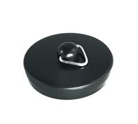 Nuovo 3 x Nero Plastica Lavandino Tappo Bagno Fermo Spina 1 3/4 " ; 44m