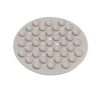 Nuovo 3 X Sapone Ventosa Impugnatura Supporti Bianco Gommati Plastica -