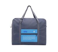 Nuovo 32L Grande Capacità di Viaggio Bagaglio A Mano Borsa Da Viaggio Grande Formato Pieghevole Carry-on Duffle Bag Pieghevole Nylon Borsa Da Viaggio Moda Duffle Bag, Blu, 1 pezzo