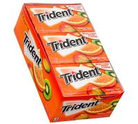 Nuovo 373827 Trident Gum Tropical Twist 14 Bastoncini (15-Pack) Gomme Sconto all'ingrosso all'ingrosso Bulk Candy Gums Acne Wash