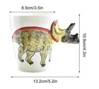 Nuovo 3D Dinosauro 400ml Tazza / Coppa - Collettivo Articoli/Novità / Tè Caffè