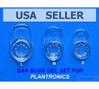 Nuovo 3pcs Trasparente (S/M/L) Orecchio Gel Ear-Tips per Plantronics M70 M90