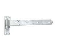 Nuovo 4 X Piatto Gancio E; Fascia Capanno Porta Cardini Zincato 450mm X 50mm X