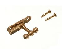 Nuovo 48 X Ganci Di Vetrina In Ottone Lucido + Viti - Onestopdiy - HD