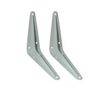 Nuovo 5 X Mensola Supporto Staffe Bianco Londra Motivo 10.2X12.7cm 100 X 125mm -