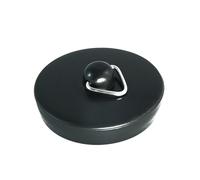 Nuovo 5 x Nero Plastica Lavandino Tappo Bagno Fermo Spina 1 3/4 " ; 44m