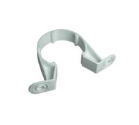 Nuovo 5 X Tubo Clip Bianco Sella Tubo Scarico Staffe 32mm 3.2cm Plastica - Su