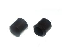 Nuovo 500 X Sedia Puntali Gomma Nera Proteggipavimento Bastone Ends 19mm 1.9cm