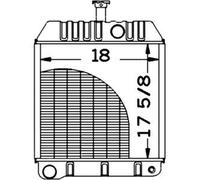 Nuovo 579010M92 Per Massey Ferguson Ricambio Trattore Radiatore 40B 50C 50D