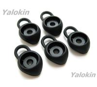 Nuovo 5pcs Grande (L) Nero Orecchio Adattatore Eargel Ear-Tips per BlueAnt Q3 Q2