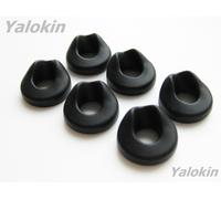 Nuovo 6 Nero Ergonomica Adattatori Orecchio Trucchi per Jabra Beige 1 & 2 Cuffie