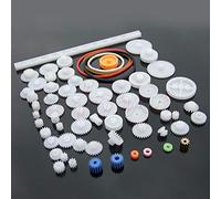 Nuovo 60pcs Tipo Albero Singolo Doppia Riduzione Corona Worm Ingranaggi Robot Strumenti Set
