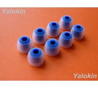 Nuovo 8 Pcs Medio ( C-Bl ) Comfort Set Adattatori Ear-Tips Buds Gel per Jaybird