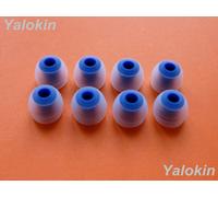 Nuovo 8pcs Medio (M) Misura ( C-Bl ) Comfort Set Ear-Tips Adattatori per Jaybird